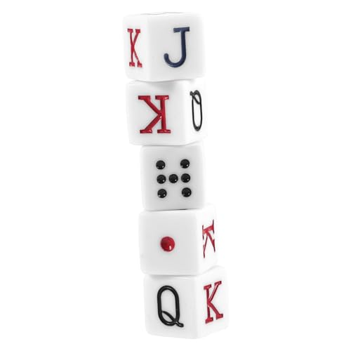 Supvox 5 Stück tragbare Würfelspiel-Requisite Lügner Würfel Requisite Pokerwürfel-Requisite Pokerwürfel Requisiten Würfel-Stütze Jetons Spielwürfel Requisiten lustige Spielchips Acryl Supvox 5 Stück tragbare Würfelspiel-Requisite Lügner Würfel Requisite Pokerwürfel-Requisite Pokerwürfel Requisiten Würfel-Stütze Jetons Spielwürfel Requisiten lustige Spielchips Acryl von Supvox