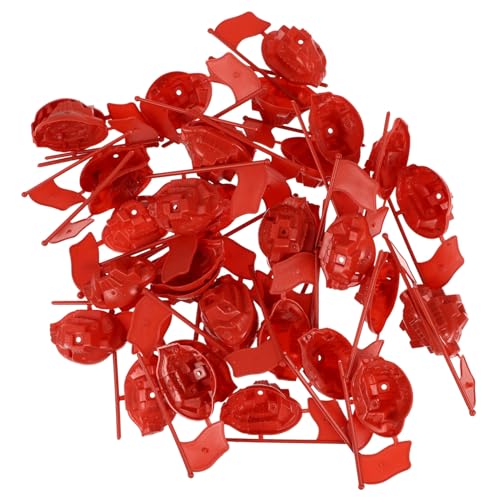 Supvox 50 Sätze Teiliges Rotes Flaggenmodell aus Kunststoff Miniatur Dekoration für DIY Sandtisch Szenen Leicht Praktisch als und Modellfiguren Zubehör Supvox 50 Sätze Teiliges Rotes Flaggenmodell aus Kunststoff Miniatur Dekoration für DIY Sandtisch Szenen Leicht Praktisch als und Modellfiguren Zubehör von Supvox