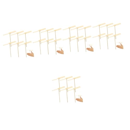 Supvox 50 Stck Teiliges Fliegende Holz Drachenflieger aus Robustem Holz Handgerieben Leicht und Tragbar Fördert Koordination und Geschicklichkeit für Outdoor Spiel und Partyspaß von Supvox