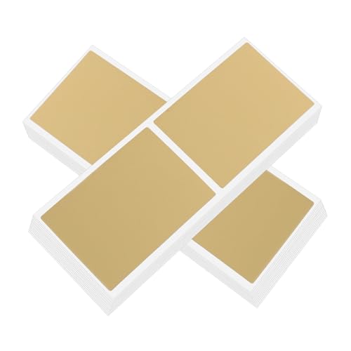 Supvox 50 Stück Feiertags-rubbelkarten Beschichtete Rubbelkarte Gruß-rubbelkarte Gold-rubbelkarte Papier Golden Supvox 50 Stück Feiertags-rubbelkarten Beschichtete Rubbelkarte Gruß-rubbelkarte Gold-rubbelkarte Papier Golden von Supvox