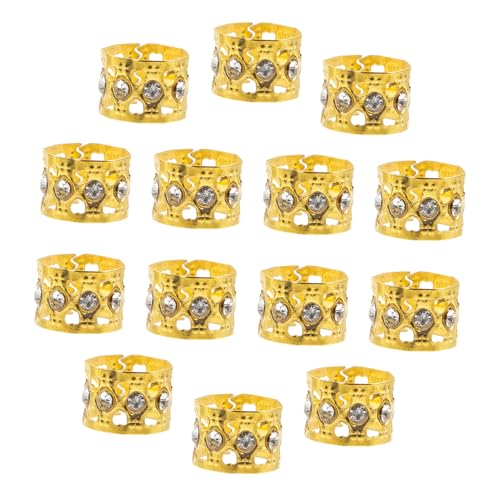 Supvox 50 Stück Haarring Dreadlock Haarschmuck Metall Haarmanschetten für Zöpfe und Haarverlängerungen Antik Finish Einfaches Einflechten Glatte Oberfläche Passend für Geflochtenes Haar Supvox 50 Stück Haarring Dreadlock Haarschmuck Metall Haarmanschetten für Zöpfe und Haarverlängerungen Antik Finish Einfaches Einflechten Glatte Oberfläche Passend für Geflochtenes Haar von Supvox