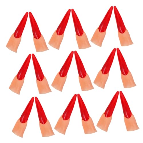 Supvox 50 Stück Halloween Fake Fingers mit Horror-nägeln Realistische Kunststoff-Zombie-Finger Requisiten für Party Grusel-Cosplay Streiche und Kostümierung Wiederverwendbar Kompakt für Supvox 50 Stück Halloween Fake Fingers mit Horror-nägeln Realistische Kunststoff-Zombie-Finger Requisiten für Party Grusel-Cosplay Streiche und Kostümierung Wiederverwendbar Kompakt für von Supvox