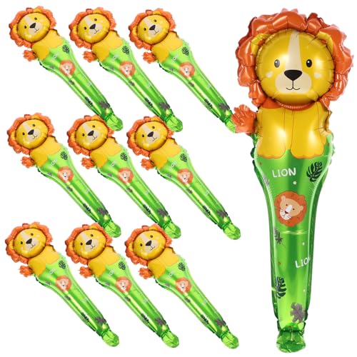 Supvox 50 Stück Handgehaltener Zauberstab-ballon Party Tragbarer Ballon Ö Mehrfarbig Aufblasbare Folienballons Ballons Ornamente Ballon Für Die Dekoration Aluminiumfolie von Supvox