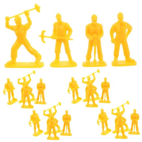 Supvox 50 Stück Kleine -spielzeuge Layout Desktop Szene Tun So, Als Würden Sie Plastik Stütze Miniatur Tisch Winzig Für Bauarbeiter Schmuck Yellow Pp von Supvox