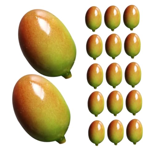 Supvox 50 Stück Künstliche Realistische Fake Fruits für Dekoration Fotografie und Vasenfüllung für Partys Küchen und Wohnräume Natürlicher Look Leicht und Tragbar von Supvox