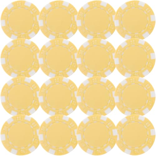 Supvox 50 Stück Kunststoff Poker Chips Gelb Langlebige Spielmarken für Poker Spiele Belohnungschips für Party und Turniere Praktische und Tragbare Spielchips für Hold und Kartenspiele Supvox 50 Stück Kunststoff Poker Chips Gelb Langlebige Spielmarken für Poker Spiele Belohnungschips für Party und Turniere Praktische und Tragbare Spielchips für Hold und Kartenspiele von Supvox