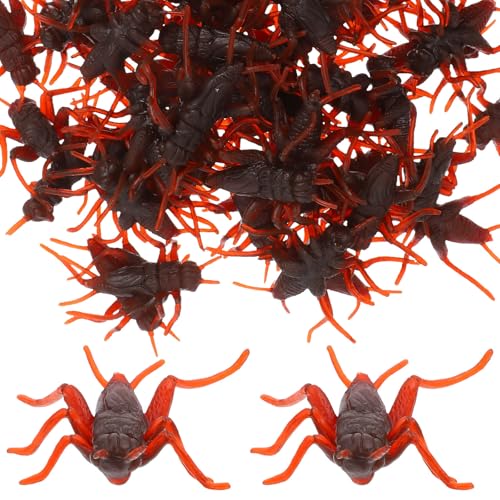 Supvox 50 Stück Lebensechte Gefälschte Cricket-streich-Requisiten, Realistisches Cricket-Spielzeug aus Kunststoff für Den Aprilscherz, Halloween-Party-Dekorationen Supvox 50 Stück Lebensechte Gefälschte Cricket-streich-Requisiten, Realistisches Cricket-Spielzeug aus Kunststoff für Den Aprilscherz, Halloween-Party-Dekorationen von Supvox