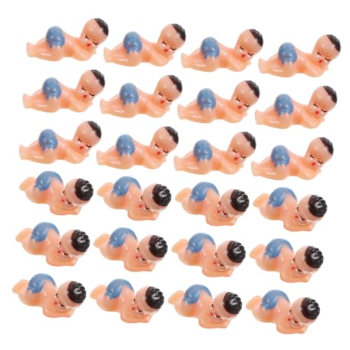Supvox 50 Stücke Figuren Tiny Kunststoff Baby Statuen Miniatur Spielzeug Für Puppenhaus von Supvox