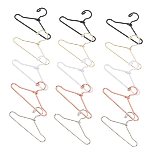 Supvox 50 Stück Mini Kleiderbügel Für Puppen Mini Kleiderbügel Für Puppenkleidung – Kompaktes Und Stilvolles Puppenhaus Zubehör Zum Präsentieren Von Outfits von Supvox