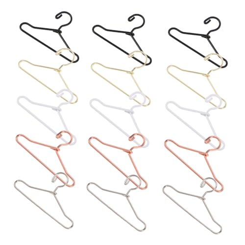 Supvox 50 Stück Mini Kleiderbügel Für Puppen Mini Kleiderbügel Für Puppenkleidung – Kompaktes Und Stilvolles Puppenhaus Zubehör Zum Präsentieren Von Outfits von Supvox