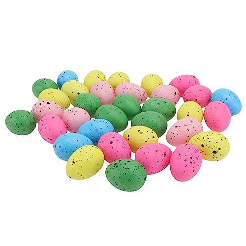 Supvox 50 Stück Ostereier Für Dekorativ Zum Färben Künstliche Jagd Kunst Set Mini Gefüllt Zum Dekorieren Von Kleinkindern Gepuderte Eier Großpackung Party Groß Zum von Supvox