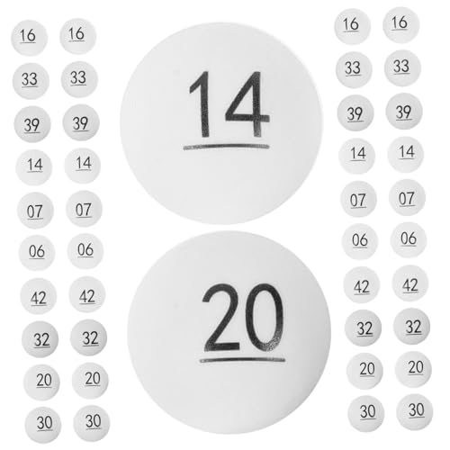 Supvox 50 Stück Plastiktisch Platzieren Ball Farbig Bingo-zahlenkugeln Bälle-verlosung Party Verlosung Von Bällen Verlosen Lottozahlen Kugeln Nummeriert Bunt Hohl Pp Weiß Supvox 50 Stück Plastiktisch Platzieren Ball Farbig Bingo-zahlenkugeln Bälle-verlosung Party Verlosung Von Bällen Verlosen Lottozahlen Kugeln Nummeriert Bunt Hohl Pp Weiß von Supvox