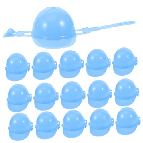 Supvox 50 Stück Puppe Hüte Miniatur-bauhut Mini-sicherheitshut- Geburtstag Schutzhelme Mini-bauhut Mini-schutzhelm Schutzhelm Für Sachen Bauherrenhut Kappe Plastik Sky-Blue von Supvox