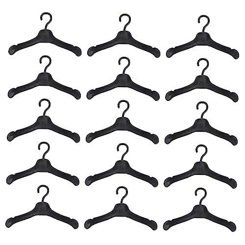 Supvox 50 Stück Puppenkleiderbügel aus Kunststoff Praktische Miniatur Kleiderständer für Puppenoutfits zur Aufbewahrung und Organisation von Puppenkleidung Supvox 50 Stück Puppenkleiderbügel aus Kunststoff Praktische Miniatur Kleiderständer für Puppenoutfits zur Aufbewahrung und Organisation von Puppenkleidung von Supvox
