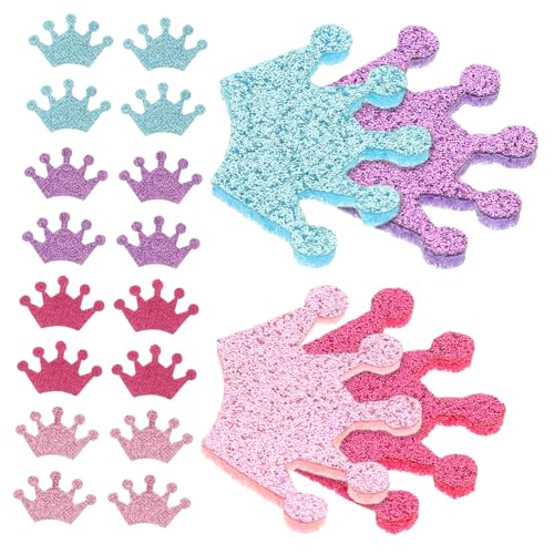 Supvox 50 Stück Puppenkopfschmuckspielzeug Puppen Mini Krone Kopfschmuck Mini Kopfbedeckung Für Puppen Miniatur-puppenkrone Mini-puppenkronen Puppenkronendekore Mini-Kronen Nicht Gewebt von Supvox