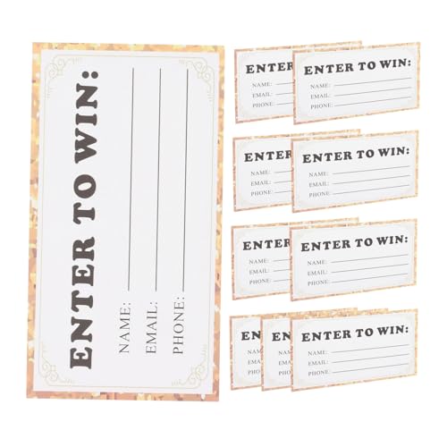 Supvox 50 Stück Raffle Tickets Teilnahmeformulare für Gewinnspiele Fundraisers und Veranstaltungen mit Feldern für Name Mail Adresse und Telefonnummer Vielseitig Einsetzbar für Feste Supvox 50 Stück Raffle Tickets Teilnahmeformulare für Gewinnspiele Fundraisers und Veranstaltungen mit Feldern für Name Mail Adresse und Telefonnummer Vielseitig Einsetzbar für Feste von Supvox