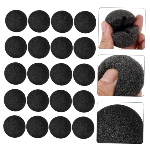 Supvox 50 Stück Schwarze Schwamm Clownnasen Lustige Kostüm Requisiten für Karneval Fasching Halloween und Party Einheitsgröße für Erwachsene Langlebig und Einfach zu Tragen Supvox 50 Stück Schwarze Schwamm Clownnasen Lustige Kostüm Requisiten für Karneval Fasching Halloween und Party Einheitsgröße für Erwachsene Langlebig und Einfach zu Tragen von Supvox
