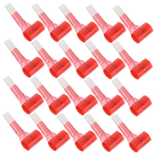 Supvox 50 Stück Spielzeugzubehör Mit Zunge Kleben Ausblasgebläse Silvester-gebläse Partygebläse Krachmacher Party Blowers Krachmacher Neuheit Toys Blowouts Krachmacher Rot Plastik von Supvox