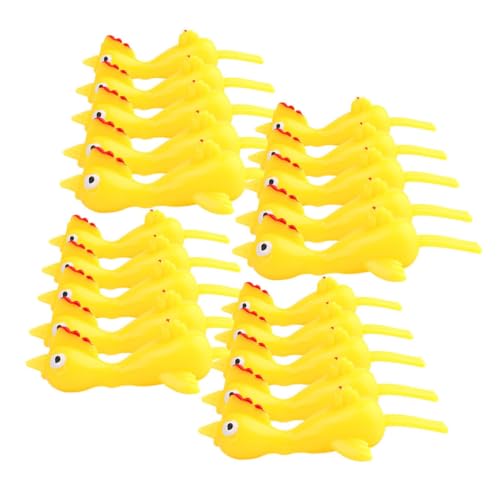 Supvox 50 Stück Teiliges Dehnbares Finger Kindersicherem TPR Material Lustige Fliegende Truthahn spielzeuge für Kinderparty Stressabbauendes Partyzubehör für Mädchen und Jungen von Supvox