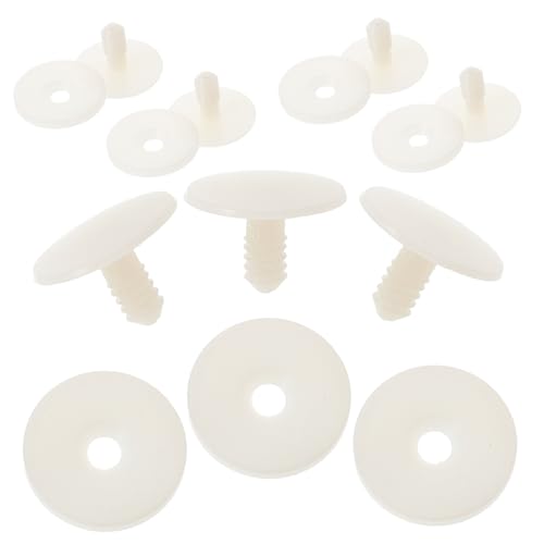 Supvox 50 Stück Teiliges Kunststoff Puppengelenke für DIY Puppenherstellung Vielseitige Langlebige Bastelzubehör für Bewegliche Teddybären und Amigurumi Ab Jahren von Supvox