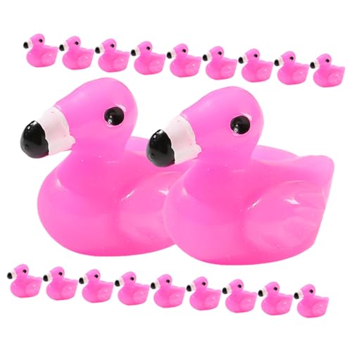 Supvox 50 Stück Teiliges Mini Harz Flamingo Lebendige Mini Tiere für DIY Garten Puppenhaus Mikro landschaften Kinderfreundliche Bunte Flamingo Figuren für Terrarien und Sukkulenten von Supvox