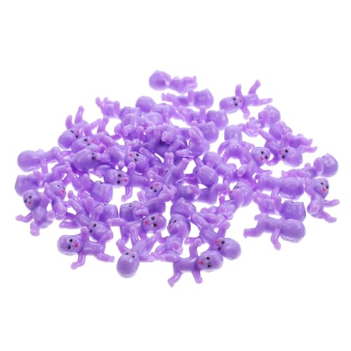 Supvox 50 Stück Teiliges Mini Plastikbabys Realistische Kleine Figuren aus Langlebigem Kunststoff Farbecht für Shower Dekoration Eiswürfelspiele und Partyspaß von Supvox