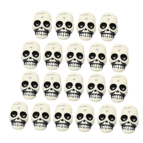 Supvox 50 Stück Teiliges Mini Schädelkopf Halloween Deko Kunstharz Leichte Halloween Skull Kopf Figuren für Party Gruselige Tisch und Wohnraumdekoration und Themenpartys Supvox 50 Stück Teiliges Mini Schädelkopf Halloween Deko Kunstharz Leichte Halloween Skull Kopf Figuren für Party Gruselige Tisch und Wohnraumdekoration und Themenpartys von Supvox