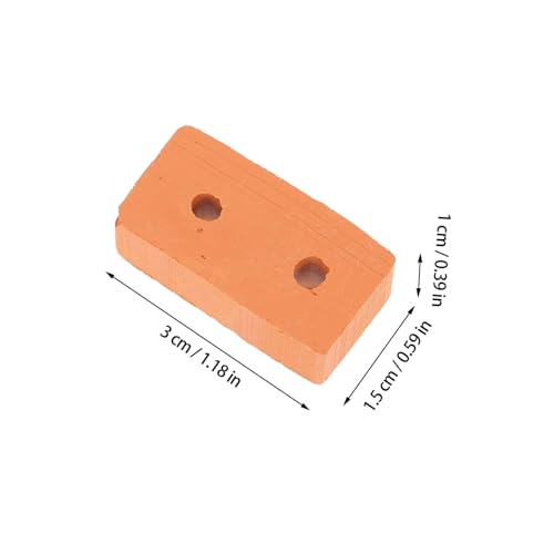 Supvox 50 Stück Teiliges Miniatur Ziegelsteine Rot mit Löchern Fein Poliert DIY Basteln für Puppenhäuser Landschaftsdekoration Kreative Handwerksideen für Freunde Supvox 50 Stück Teiliges Miniatur Ziegelsteine Rot mit Löchern Fein Poliert DIY Basteln für Puppenhäuser Landschaftsdekoration Kreative Handwerksideen für Freunde von Supvox