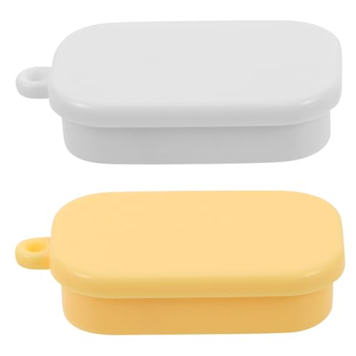 Supvox 50 Stück Teiliges Miniatur-essensbehälter Fächern Simulierte Lunchboxen für Puppenhaus-küche Leicht Tragbar Pädagogisch Pretend-Play und Sammelobjekte von Supvox