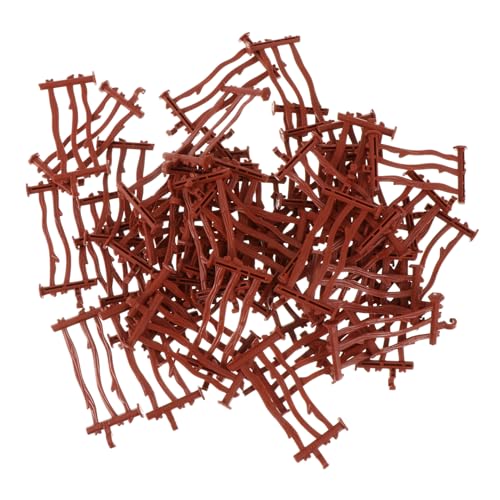 Supvox 50 Stück Teiliges Plastik Zaun DIY Sandtisch Zaun Einfache Simulation Geeignet für Bauernhof Modelle Lernspielzeug zur Kreativen Gestaltung von Supvox