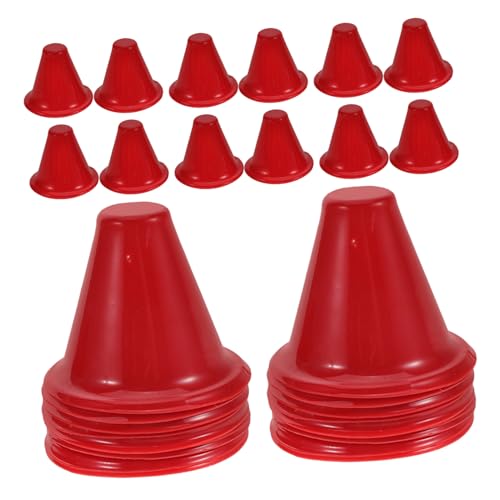 Supvox 50 Stück Trainingsmarkierungen Kleine Sicherheitskegel aus Kunststoff Hindernisse für Baustellen Spielzeugautos und Freizeitaktivitäten Vielseitige Absperrungen für Partydeko Supvox 50 Stück Trainingsmarkierungen Kleine Sicherheitskegel aus Kunststoff Hindernisse für Baustellen Spielzeugautos und Freizeitaktivitäten Vielseitige Absperrungen für Partydeko von Supvox