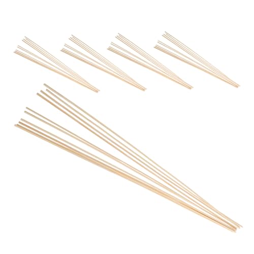 Supvox 50 Stück Unbehandelte Stangen für Kitenbau Unterstützung für Laternen und Kreative DIY Projekte Leichtes Material für Optimale Flugleistung und Einfache Handhabung von Supvox
