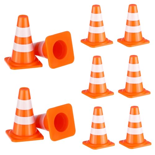 Supvox 50 Stück Verkehrskognitives Spielzeugbaukegel und -schilder Orangenkegel zum Parken Minikegel verkehrszeichen verkehrszeichen Zapfen Minaturkegel Plastik Supvox 50 Stück Verkehrskognitives Spielzeugbaukegel und -schilder Orangenkegel zum Parken Minikegel verkehrszeichen verkehrszeichen Zapfen Minaturkegel Plastik von Supvox