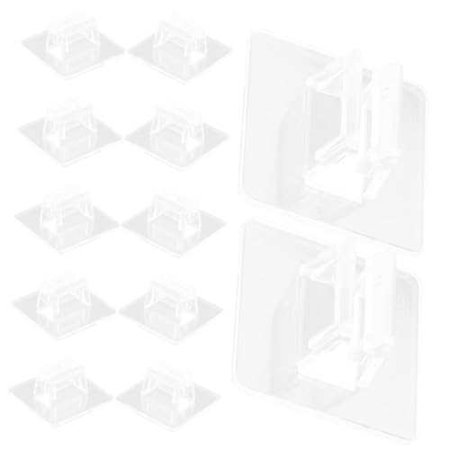 Supvox 50 Stück Visitenkartenhalter Transparent mit Stabilem Standfuß Kompakter Kartenständer für Tisch und Büro zur Organisierten Präsentation und Aufbewahrung von Visitenkarten von Supvox