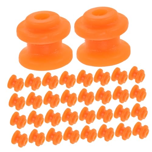 Supvox 50 Stück Zahnräder Animatronische Teile Kleiner Gleichstrommotor Zahnrad -ersatzteile Getriebemotor Mini-Motor Rc-bootsteile Und Zubehör Miniaturmotoren Orange Plastik von Supvox