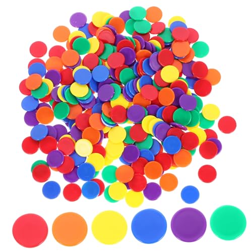 Supvox 500 Stück Bingo Chips Bunte Spielmarker aus Abs für Bingo und Gesellschaftsspiele Belohnung für Spielspaß und Lernspiele Supvox 500 Stück Bingo Chips Bunte Spielmarker aus Abs für Bingo und Gesellschaftsspiele Belohnung für Spielspaß und Lernspiele von Supvox
