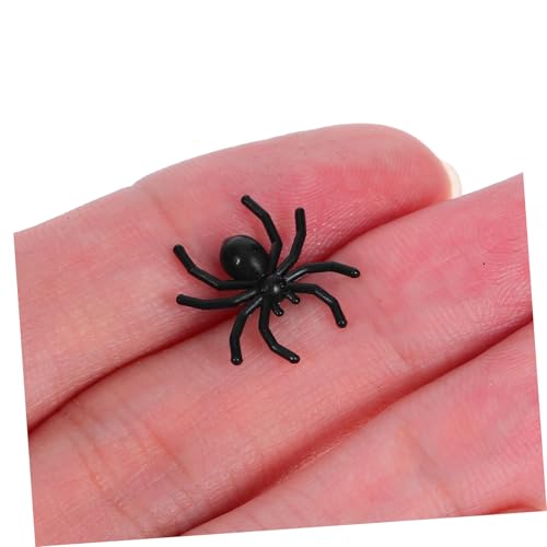Supvox 500 Stück Halloween Deko Realistische Mini Plastikspinnen Kleine Gruselige Spielzeugspinnen Für Party Scherzartikel Und Dekoration von Supvox