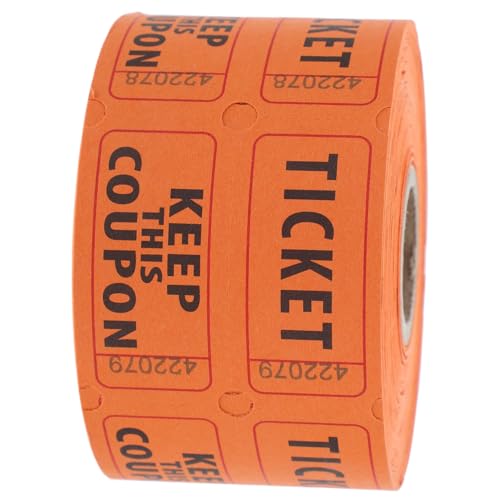 Supvox 500Stücke Tombola Tickets Doppelrollen für Veranstaltungen Partys und Spendenaktionen Leicht Abreißbar Nummeriert Passend für Karneval Freizeit und Feiertagsfeiern Supvox 500Stücke Tombola Tickets Doppelrollen für Veranstaltungen Partys und Spendenaktionen Leicht Abreißbar Nummeriert Passend für Karneval Freizeit und Feiertagsfeiern von Supvox