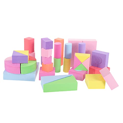 Supvox 52Stücke Eva Educational Building Blocks for Years Soft Stacking Toy for Shape Recognition and Learning Present for Supvox 52Stücke Eva Educational Building Blocks for Years Soft Stacking Toy for Shape Recognition and Learning Present for von Supvox