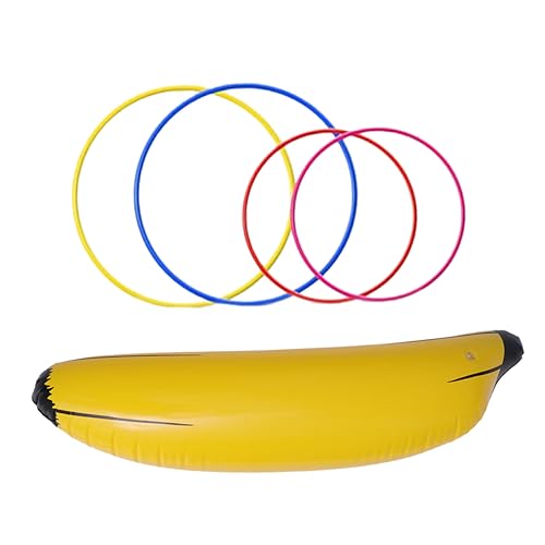 Supvox 5Stücke Aufblasbares Bananenspielzeug Teilig Banane Ringe aus Dickem PVC für Lustiges Obstspielzeug für Partys und Festlichkeiten Sicher und Kinderfreundlich Supvox 5Stücke Aufblasbares Bananenspielzeug Teilig Banane Ringe aus Dickem PVC für Lustiges Obstspielzeug für Partys und Festlichkeiten Sicher und Kinderfreundlich von Supvox