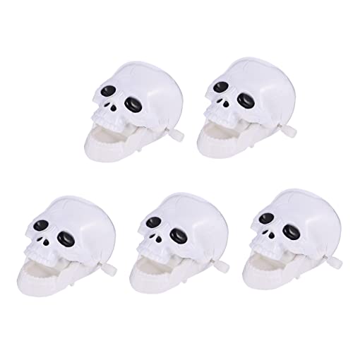 Supvox 5Stücke Halloween Aufziehspielzeug Schädelform Für Halloween Dekoration Fördert Koordination Und Kreativität Langlebig Aus Hochwertigem von Supvox