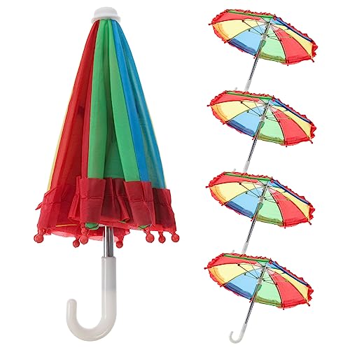 Supvox 5Stücke Mini Regenschirme Für Puppenhäuser Teiliges Dekorative Regenschirme Spitzen Für Geburtstagsfeiern Hochzeiten Und Kreative Deko von Supvox