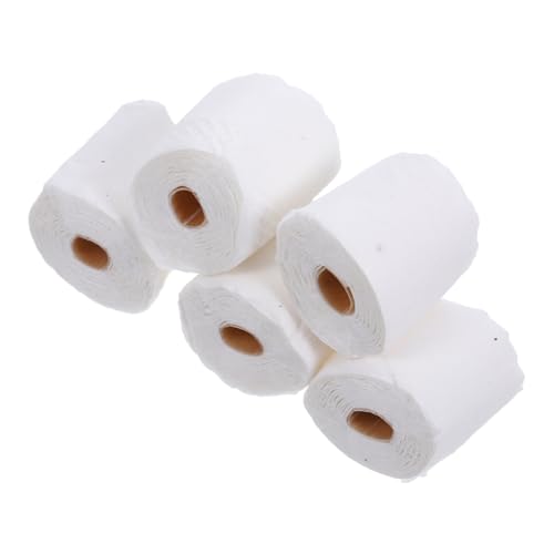 Supvox 5Stücke Puppenhaus Toilettenpapier Miniaturmodell Realistische Simulation Für Puppenhaus Dekoration Ergänzung Für Kreative Spielwelten Und Modell Szenarien von Supvox