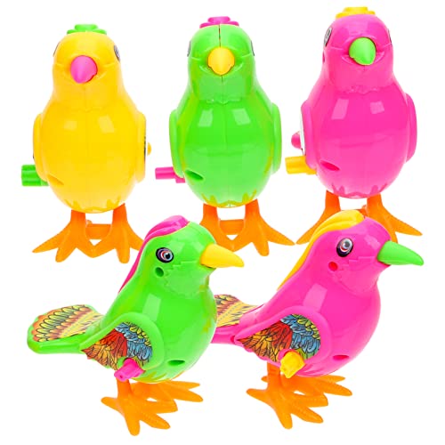 Supvox 5Stücke Teiliges Aufziehspielzeug Realistisches Vogel Für Kreatives Für Partys Zufällige Farben Für Kleine von Supvox