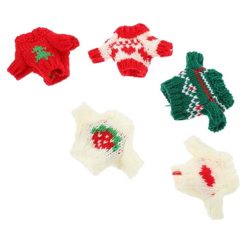 Supvox 5Stücke Teiliges Puppenkleidung Austauschbare Winterpullover Für Puppen Dekorative Outfits Und Puppen Für Kreatives Supvox 5Stücke Teiliges Puppenkleidung Austauschbare Winterpullover Für Puppen Dekorative Outfits Und Puppen Für Kreatives von Supvox