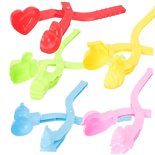 Supvox 5Stücke Teiliges Schneeballspielzeug Für Schneeballclip Verschiedenen Formen Sicheres Und Langlebiges Winterspielzeug Für Schneeballschlachten Für Outdoor Aktivitäten Supvox 5Stücke Teiliges Schneeballspielzeug Für Schneeballclip Verschiedenen Formen Sicheres Und Langlebiges Winterspielzeug Für Schneeballschlachten Für Outdoor Aktivitäten von Supvox