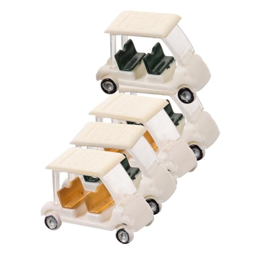 Supvox 5st Mikrolandschafts-sandtischmodell Zum Selbermachen Von Spielzeug Tierspielzeug Golfwagen-Statue Winzige Automodelle Kleines Golfwagen-dekor Auto Model Kind Harz Puppe Draussen von Supvox
