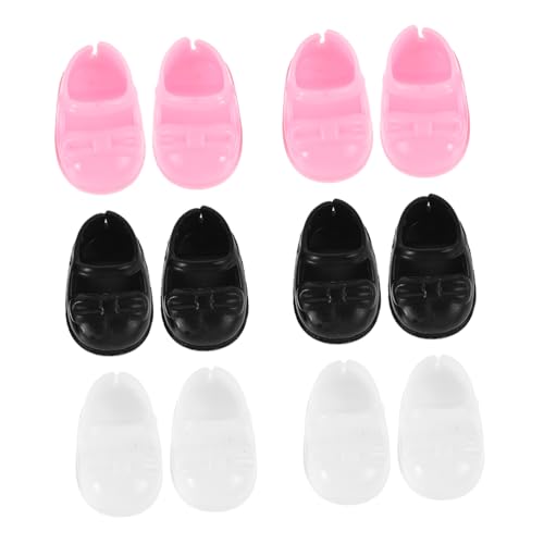 Supvox 6 Paar Mini-puppenschuhe Stilvolle Flache Schuhe Für Puppenkostüme Heimschule Spielen Supvox 6 Paar Mini-puppenschuhe Stilvolle Flache Schuhe Für Puppenkostüme Heimschule Spielen von Supvox