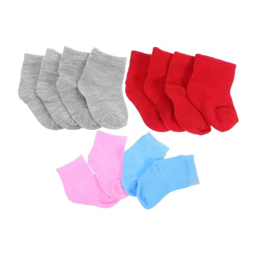 Supvox 6 Paare Puppensocken Kleine Socken für Puppen Dekorative Socken für Puppenkostüm und Dekoration Leichte Langlebige Spielzubehör von Supvox
