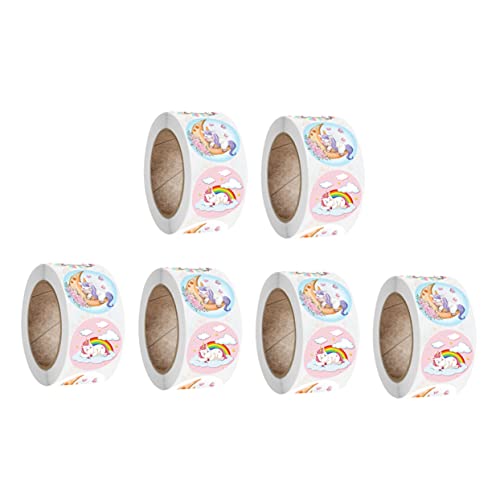 Supvox 6 Rollen Runde Tier Aufkleber Selbstklebende Belohnungssticker mit Niedlichen Tiermotiven Etiketten für Umschläge Dekoration und DIY Projekte Supvox 6 Rollen Runde Tier Aufkleber Selbstklebende Belohnungssticker mit Niedlichen Tiermotiven Etiketten für Umschläge Dekoration und DIY Projekte von Supvox